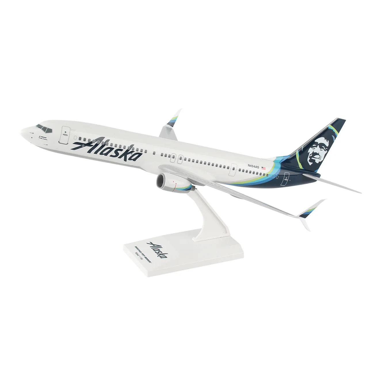 Alaska Airlines Boeing 737-900ER 1:130 Model - Image 2