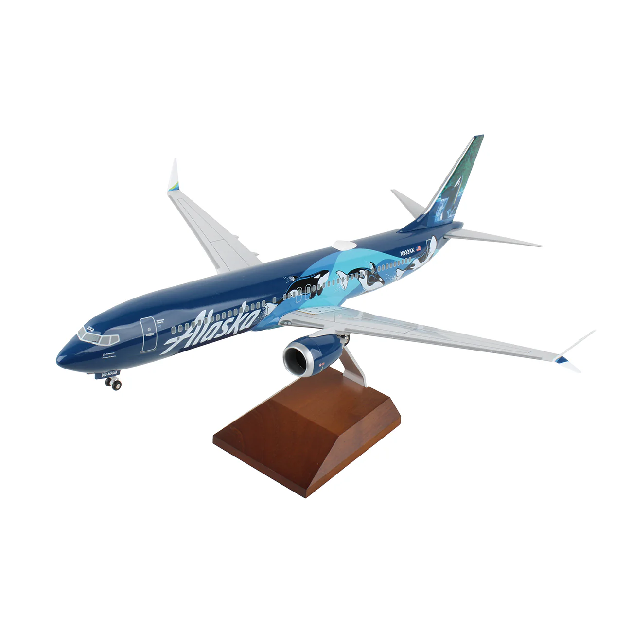 Alaska Airlines Boeing 737 MAX 9 1:100 Model
