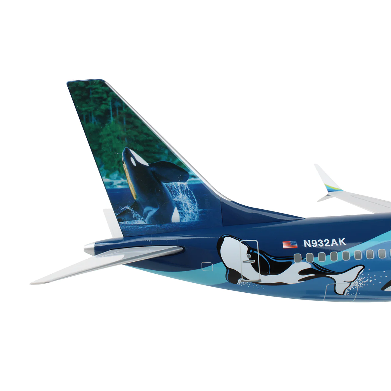 Alaska Airlines Boeing 737 MAX 9 1:100 Model - Image 2