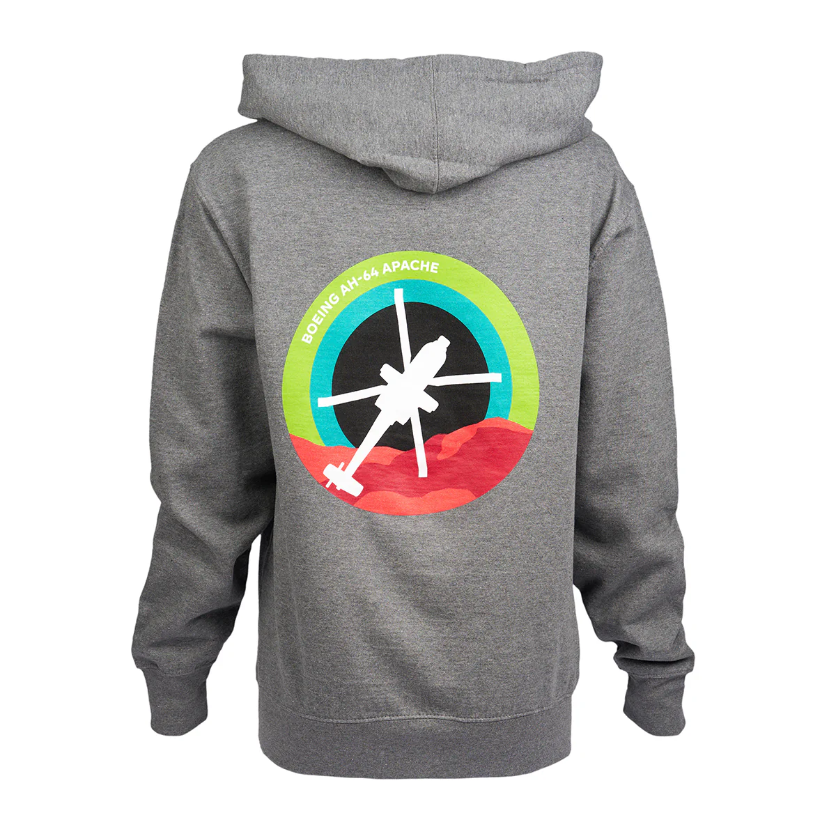 Boeing AH-64 Apache Skyward Unisex Full-Zip Hoodie - Image 3