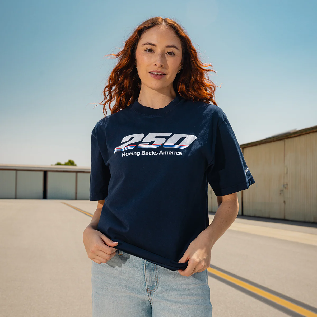 Boeing America 250 Unisex T-Shirt - Image 7