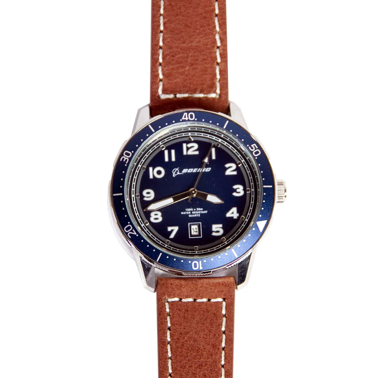 Boeing Brown Leather Watch - Image 3