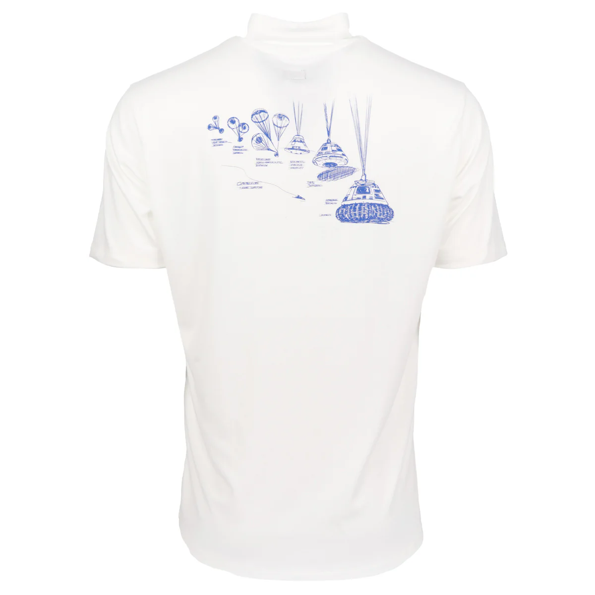 Boeing CST-100 Starliner Unisex UPF Mock T-Shirt - Image 4