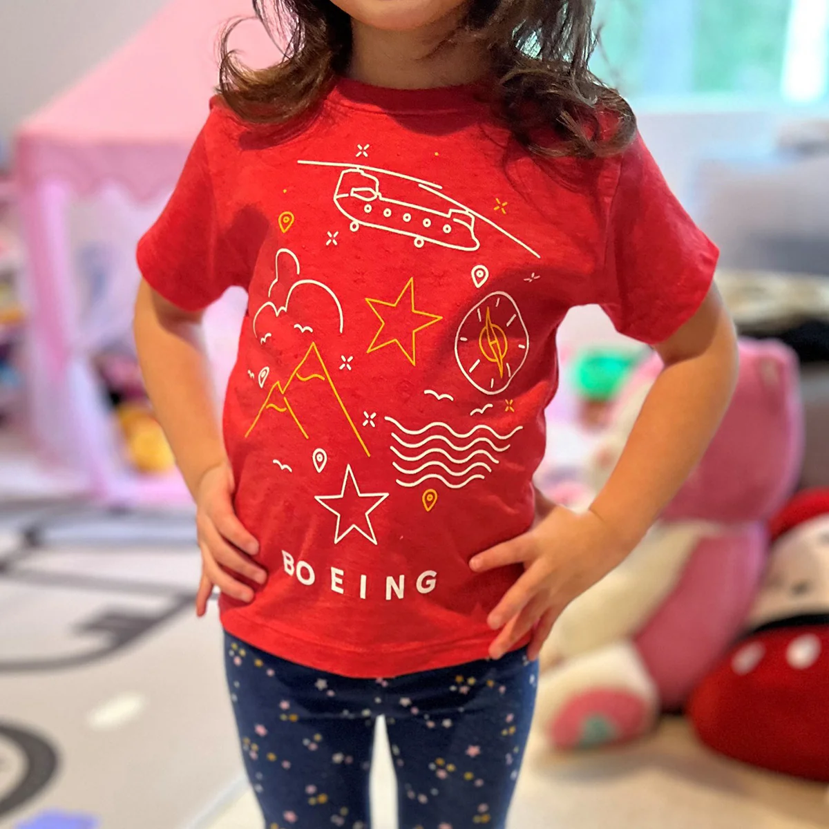 Boeing Defense Doodle Toddler T-Shirt - Image 3