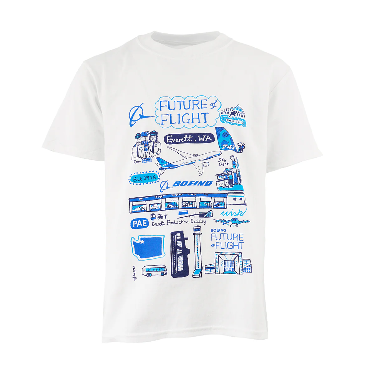 Boeing Future of Flight Destination Kids’ T-Shirt