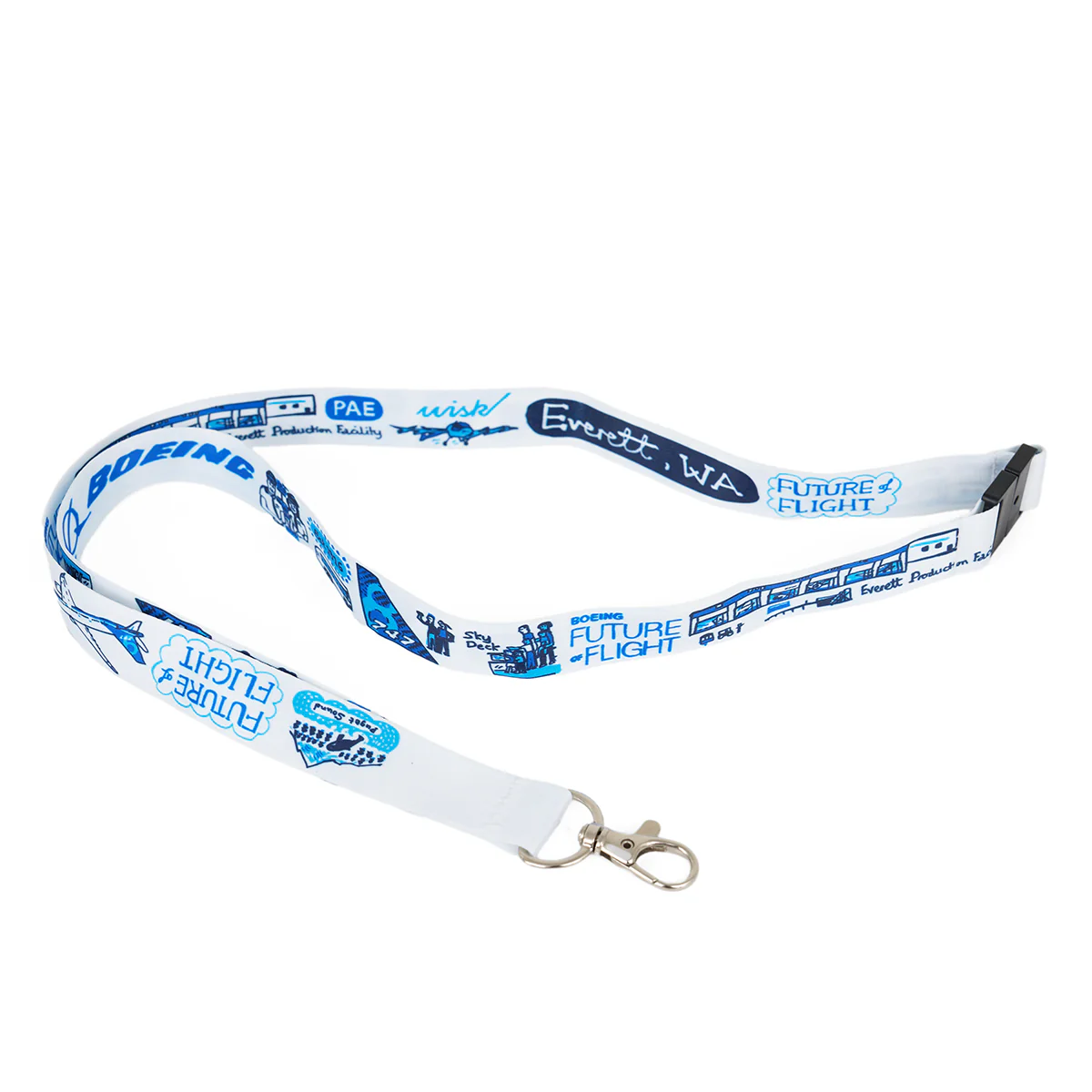Boeing Future of Flight Destination Lanyard