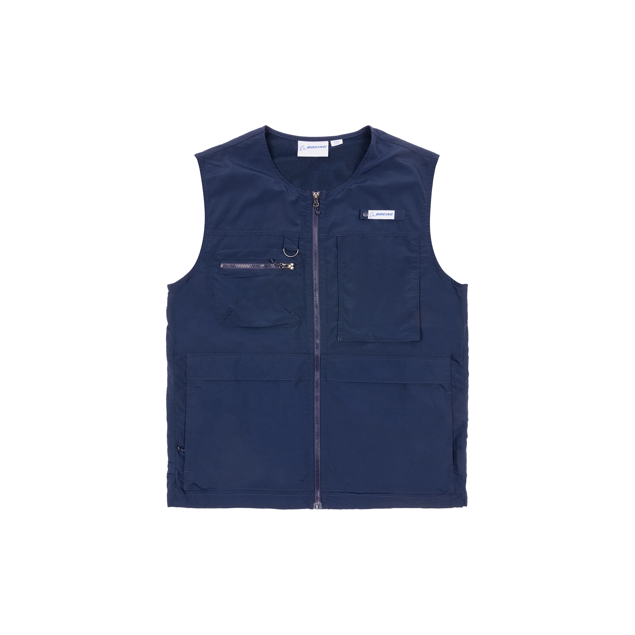 Boeing Signature Logo Men's Full-Zip Utility Vest