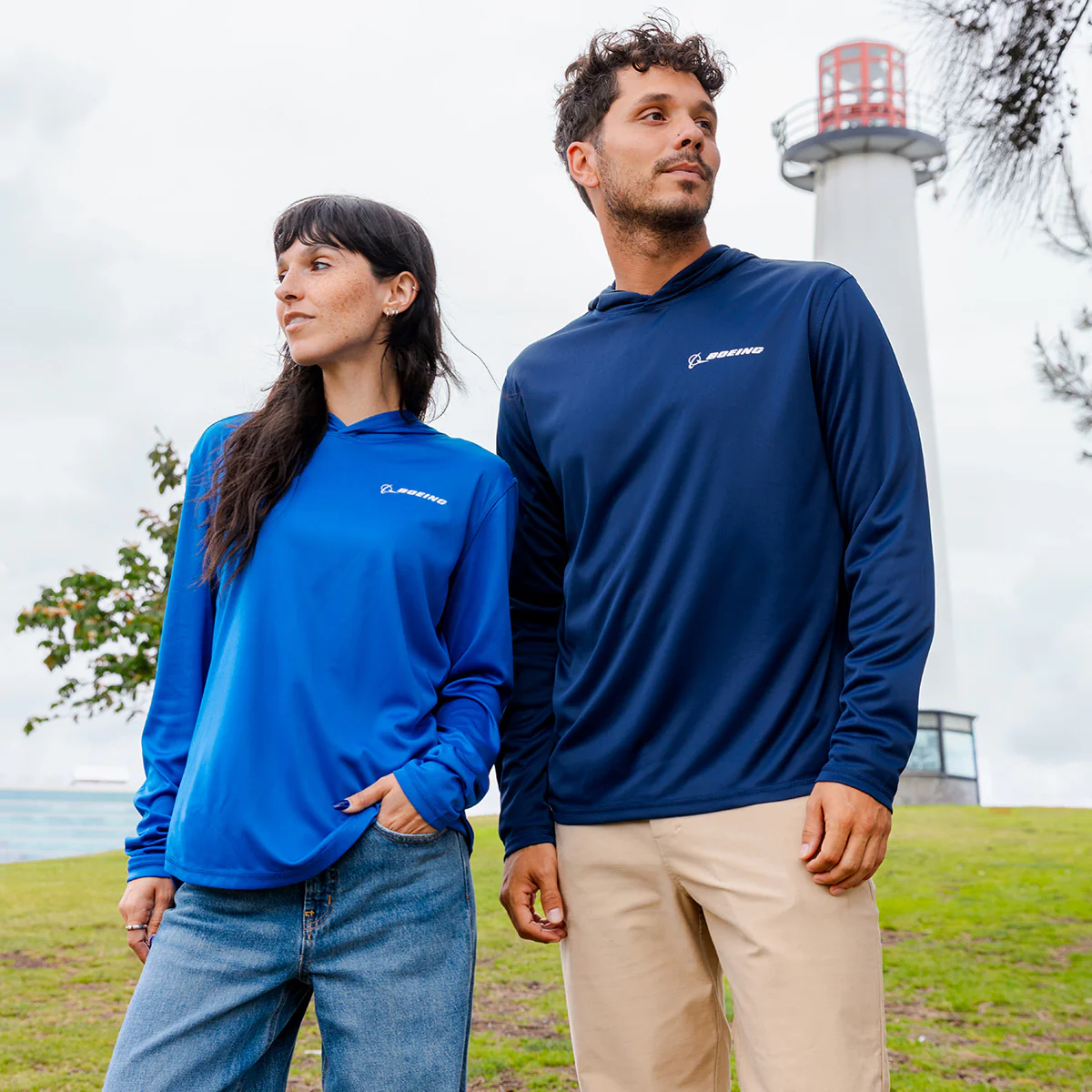 Boeing Signature Logo Unisex UV Hoodie - Image 3