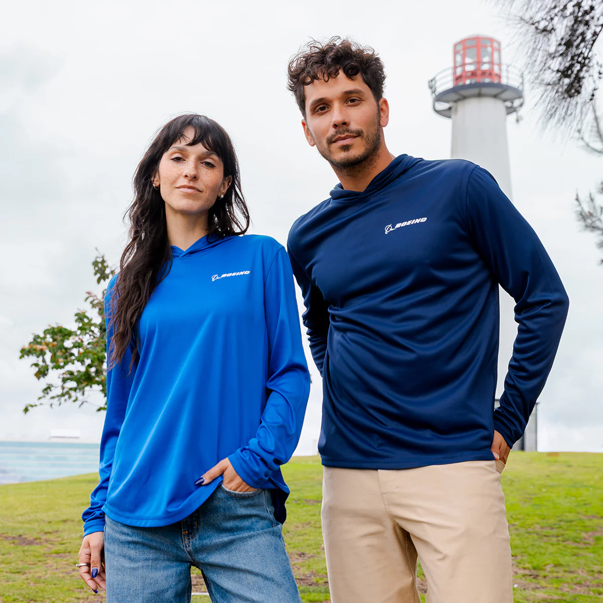 Boeing Signature Logo Unisex UV Hoodie - Image 4