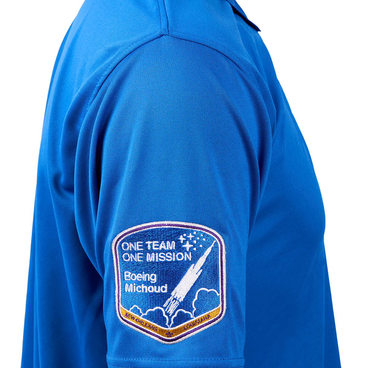 Boeing Michoud Men's Polo - Image 4