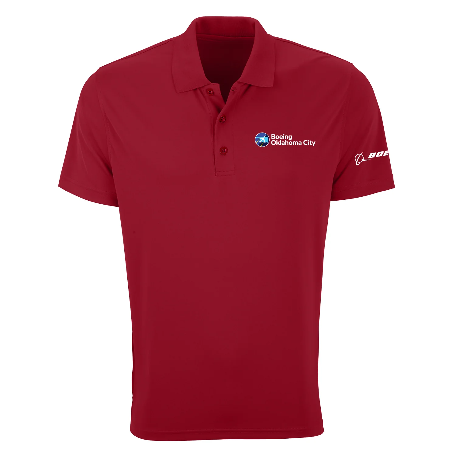 Boeing Oklahoma City Men’s Mesh Tech Polo