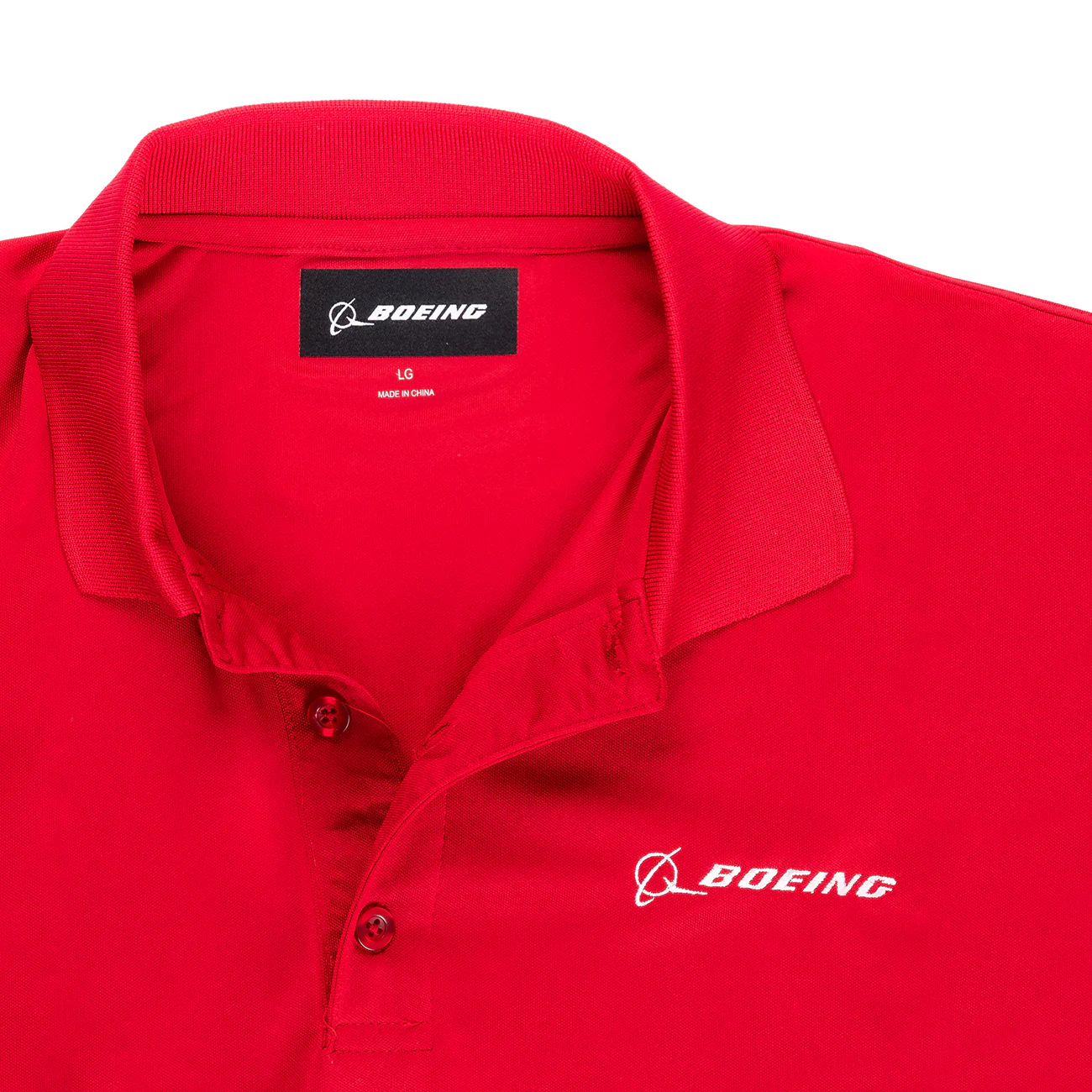 Boeing Signature Logo Solid Mesh Tech Polo - Image 10