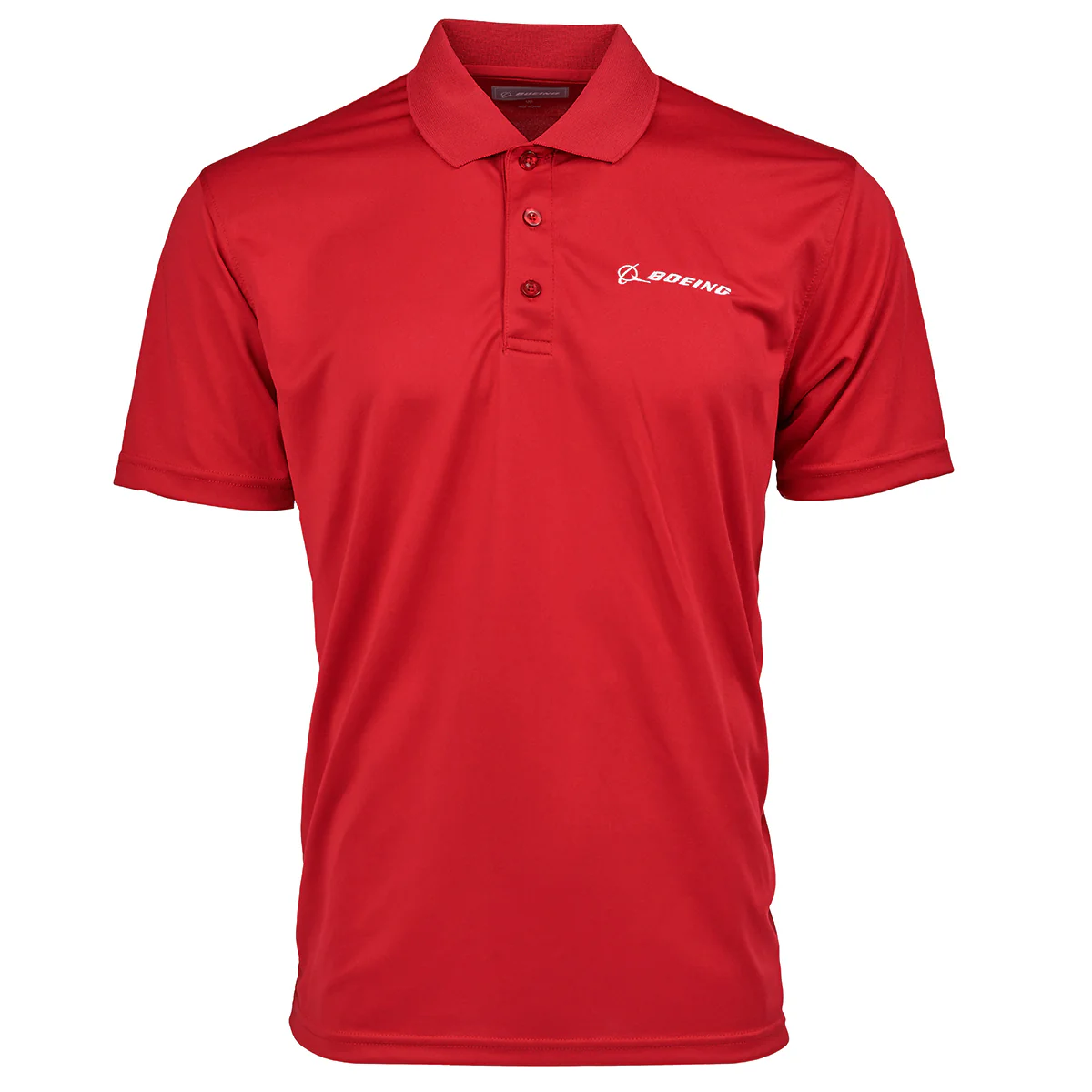 Boeing Signature Logo Solid Mesh Tech Polo - Image 3