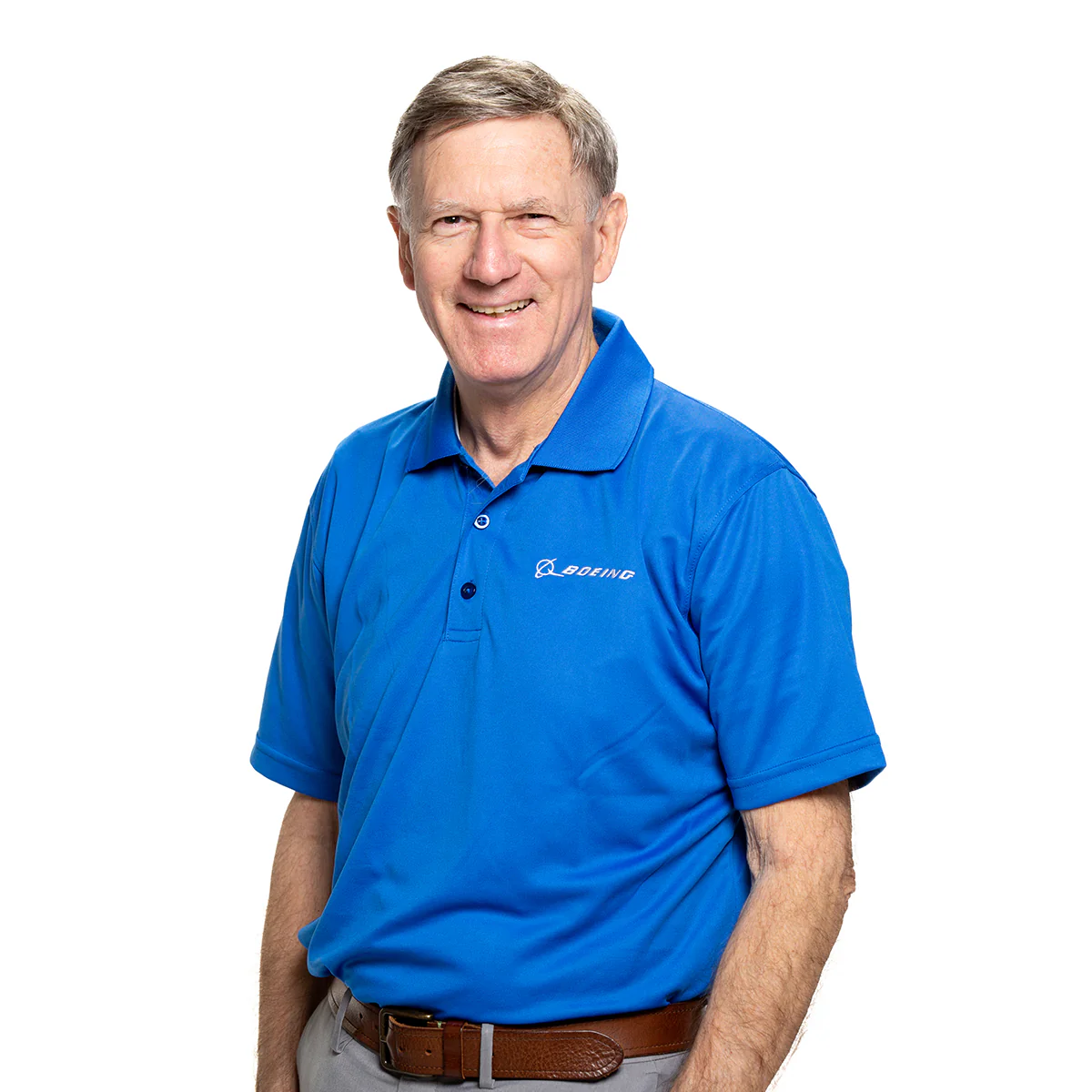 Boeing Signature Logo Solid Mesh Tech Polo - Image 5