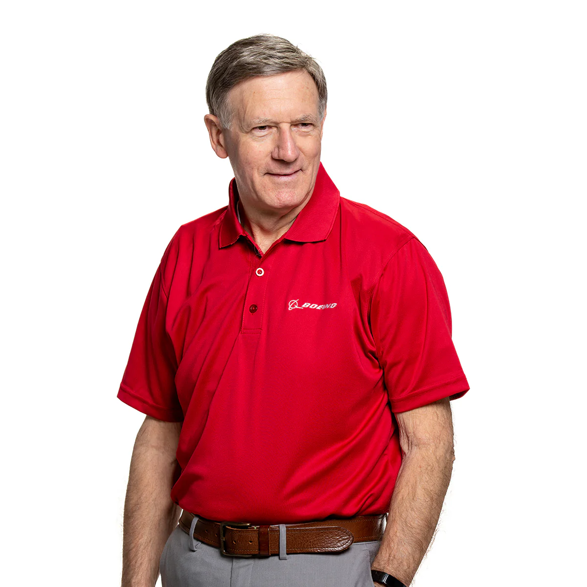 Boeing Signature Logo Solid Mesh Tech Polo - Image 8