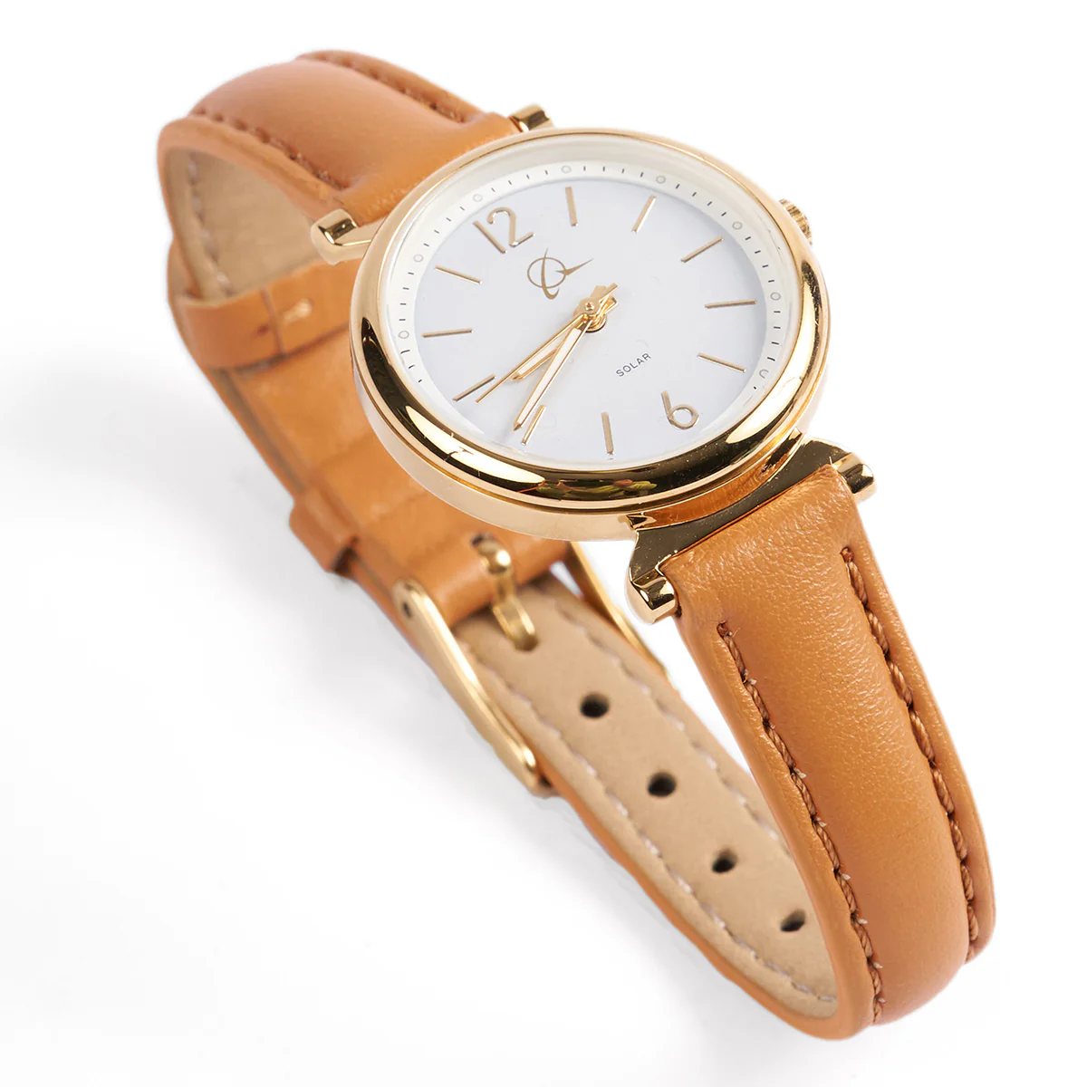 Boeing Symbol Women's Leather Solar Watch - Image 3