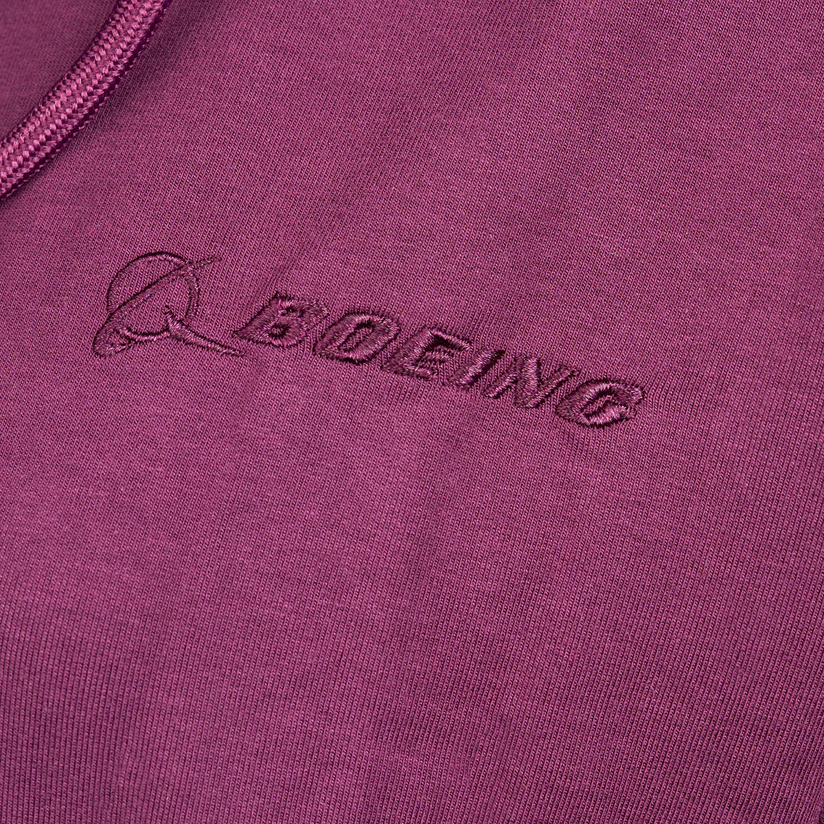 Boeing Signature Logo Women's Short Waist Hoodie - Image 10