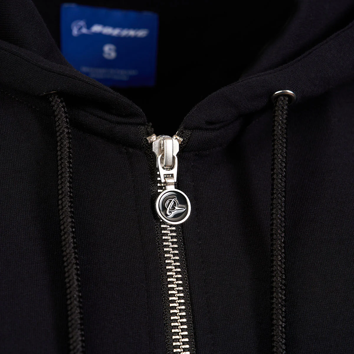 Boeing Signature Logo Women's Short Waist Hoodie - Image 4
