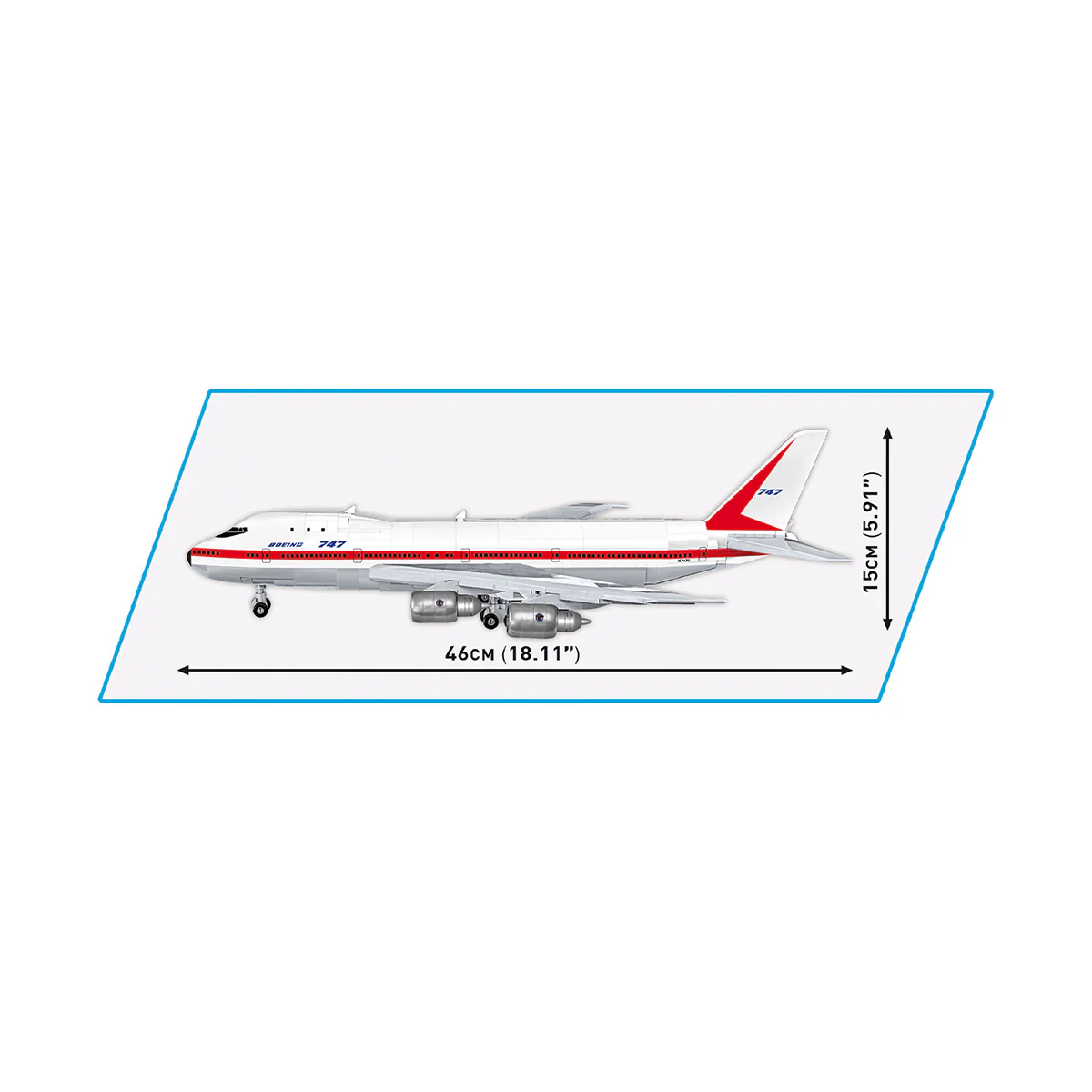 COBI Boeing 747 First Flight Builder Set - Image 4