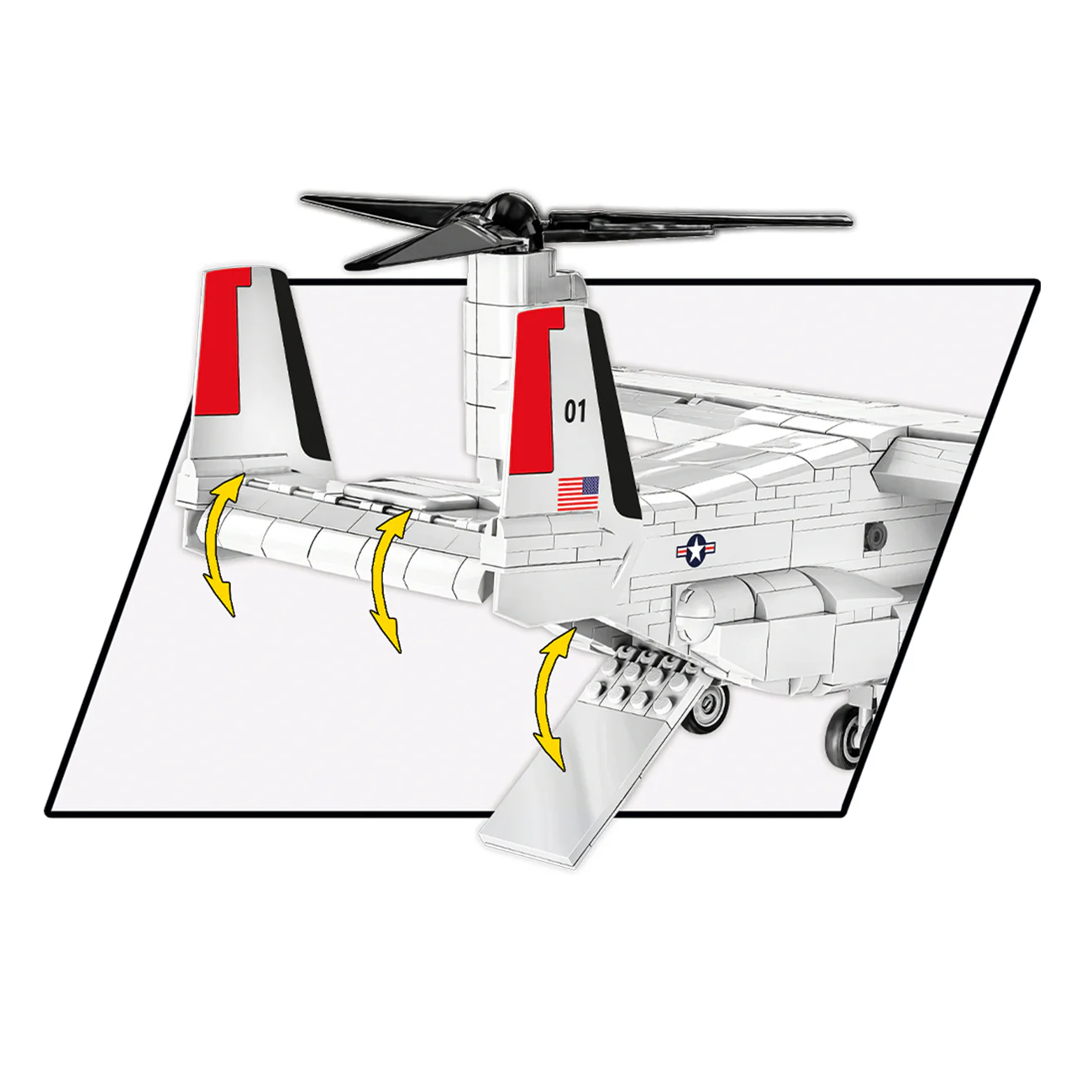 COBI Boeing V-22 Osprey Building Kit - Image 6