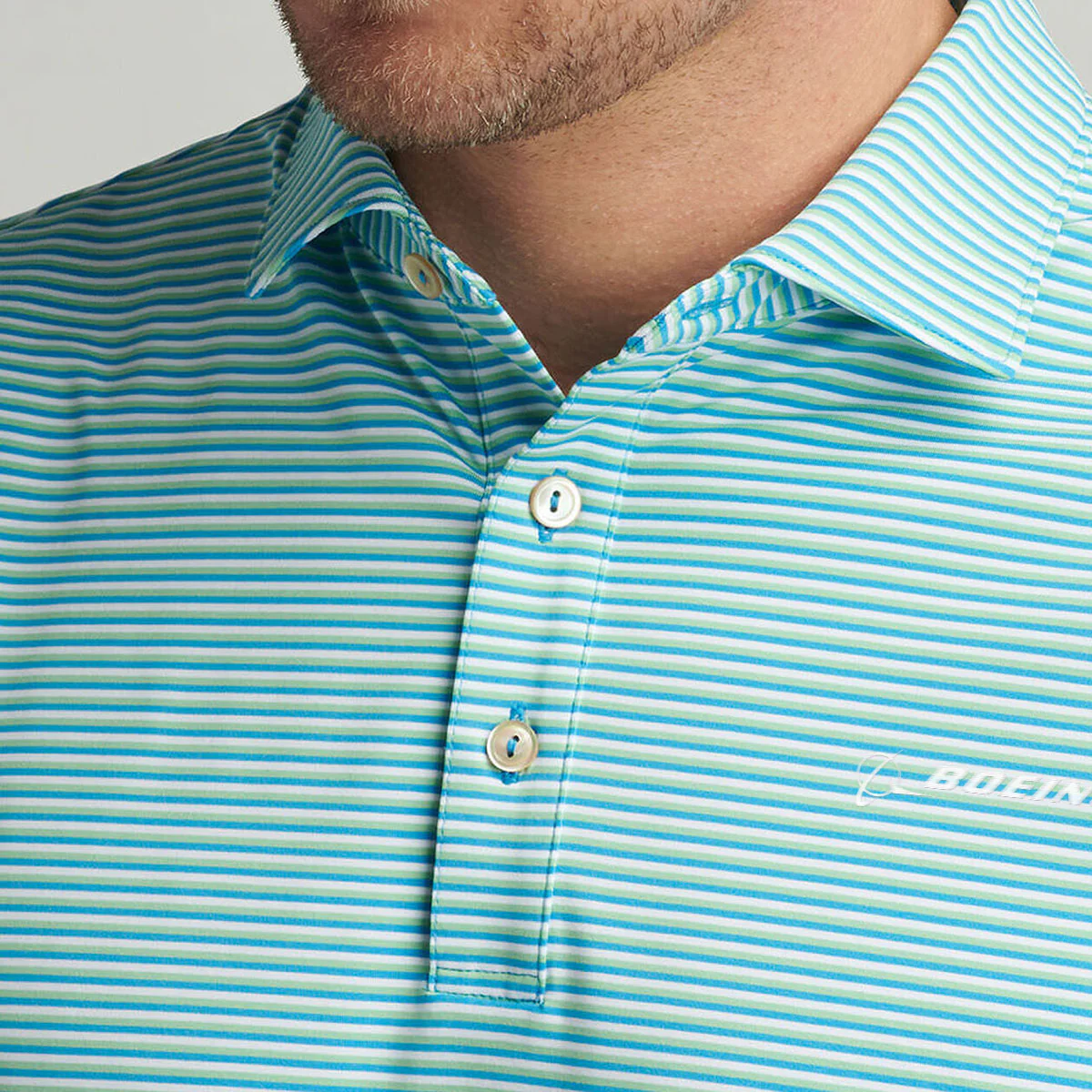 Peter Millar Boeing Linden Performance Jersey Polo - Image 2