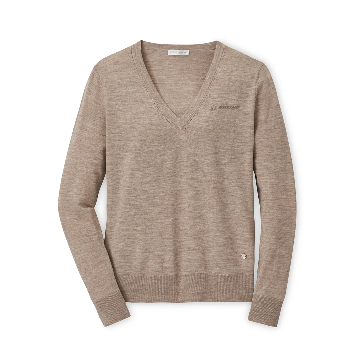 Peter Millar Boeing Women’s Excursionist Flex V-Neck Sweater