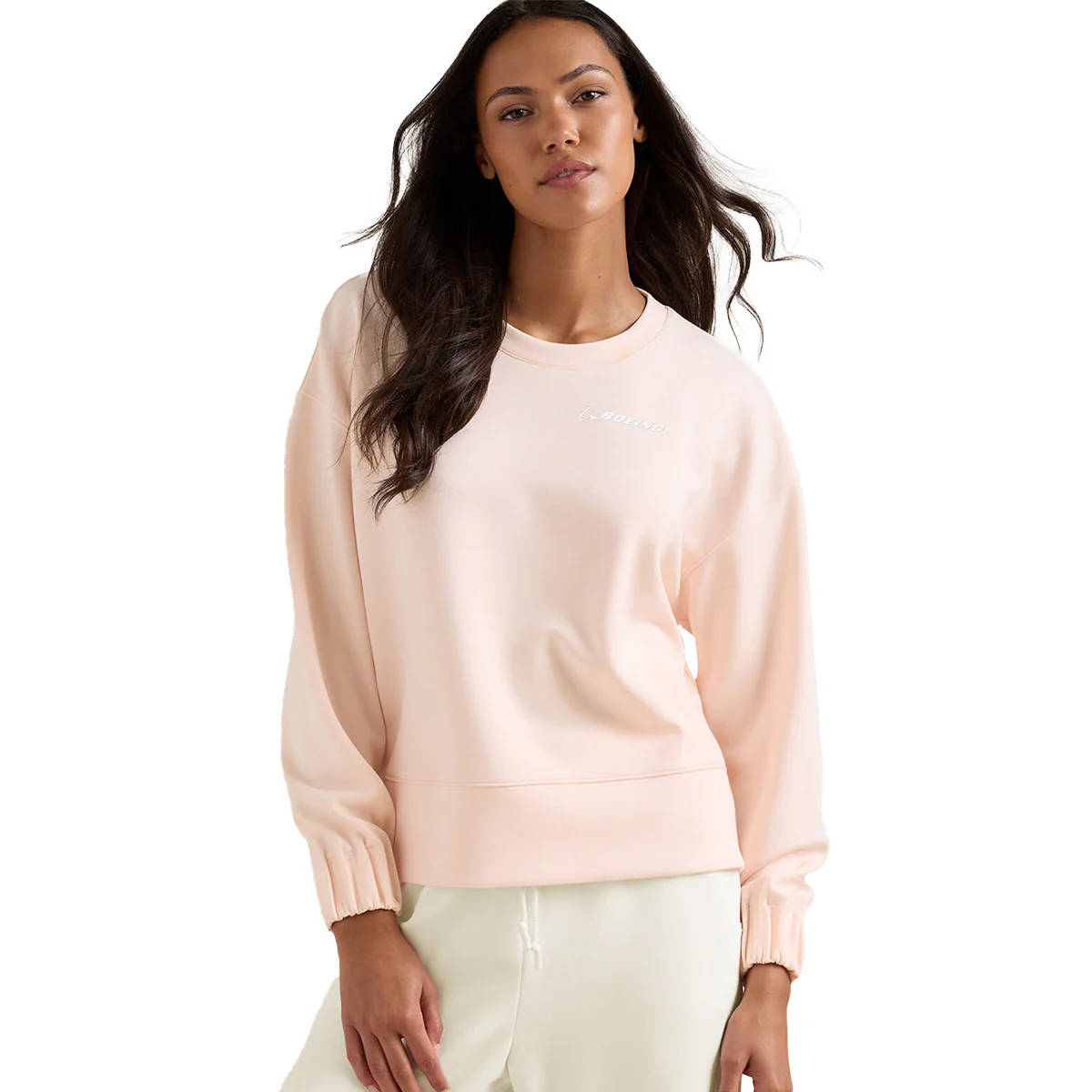 Peter Millar Boeing Women’s Flora Knit Mélange Crewneck - Image 2