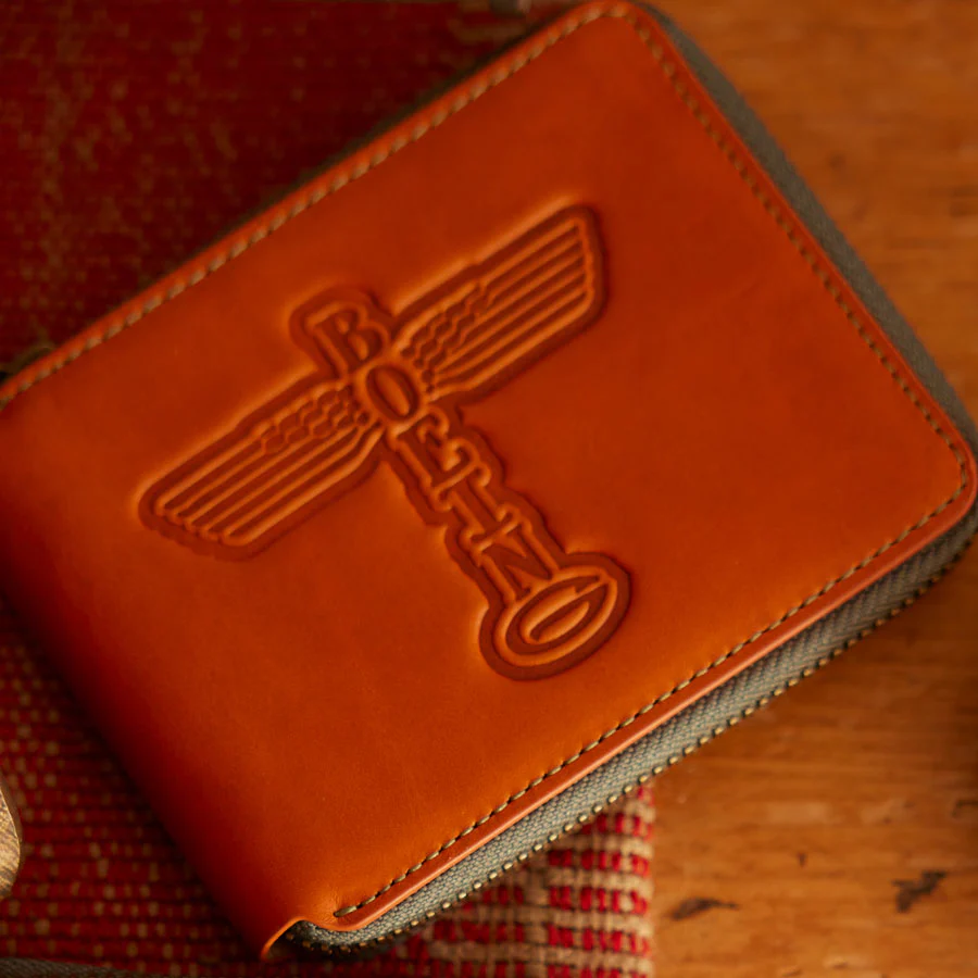 Red Canoe Boeing Airplane Logo Wallet - Image 3