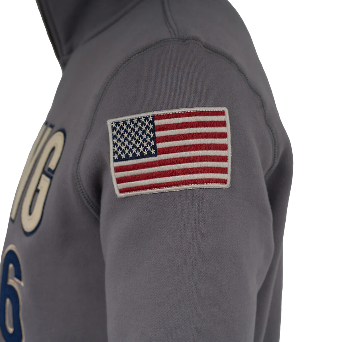 Red Canoe Boeing Full Zip Sweatshirt - Image 3