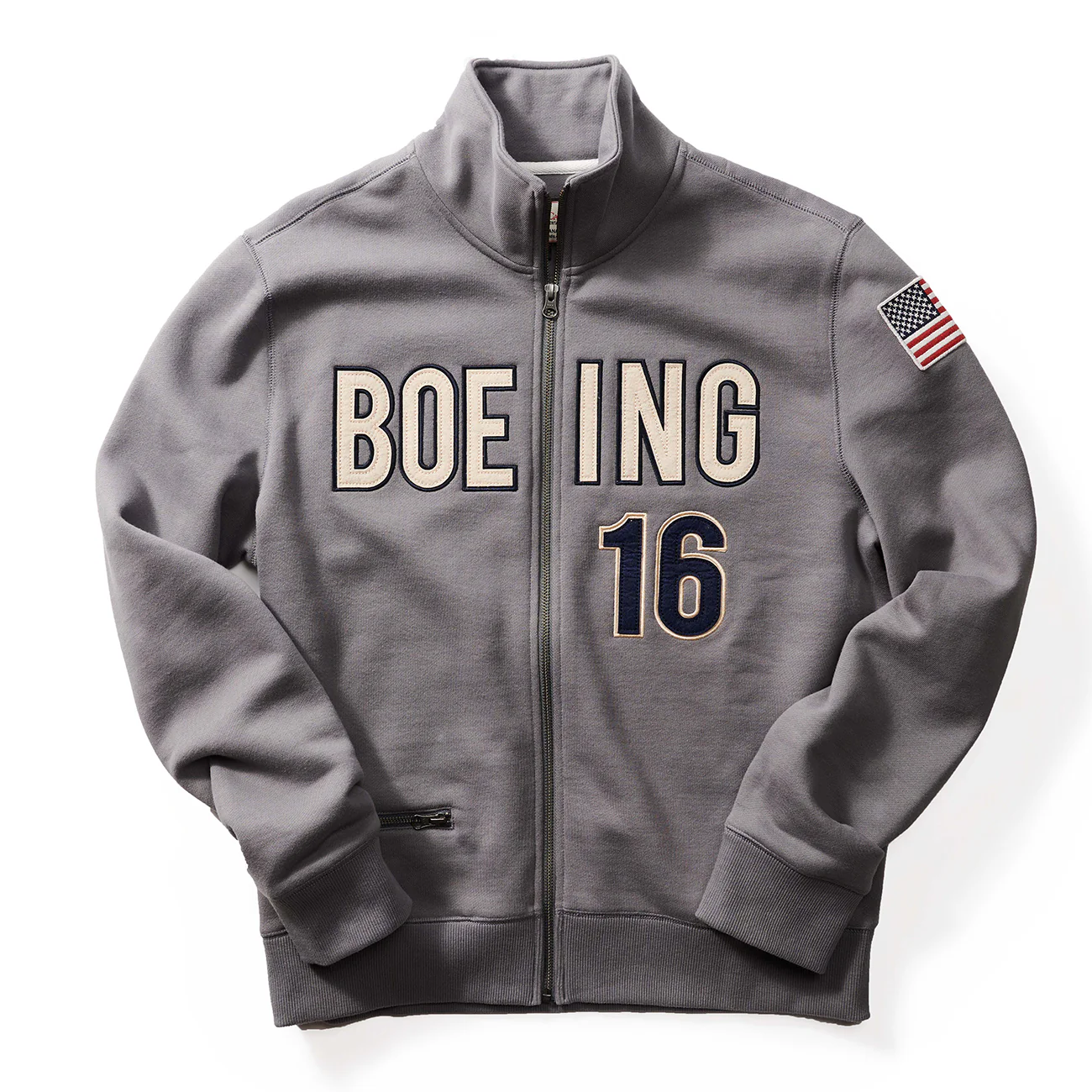 Red Canoe Boeing Full Zip Sweatshirt - Image 4