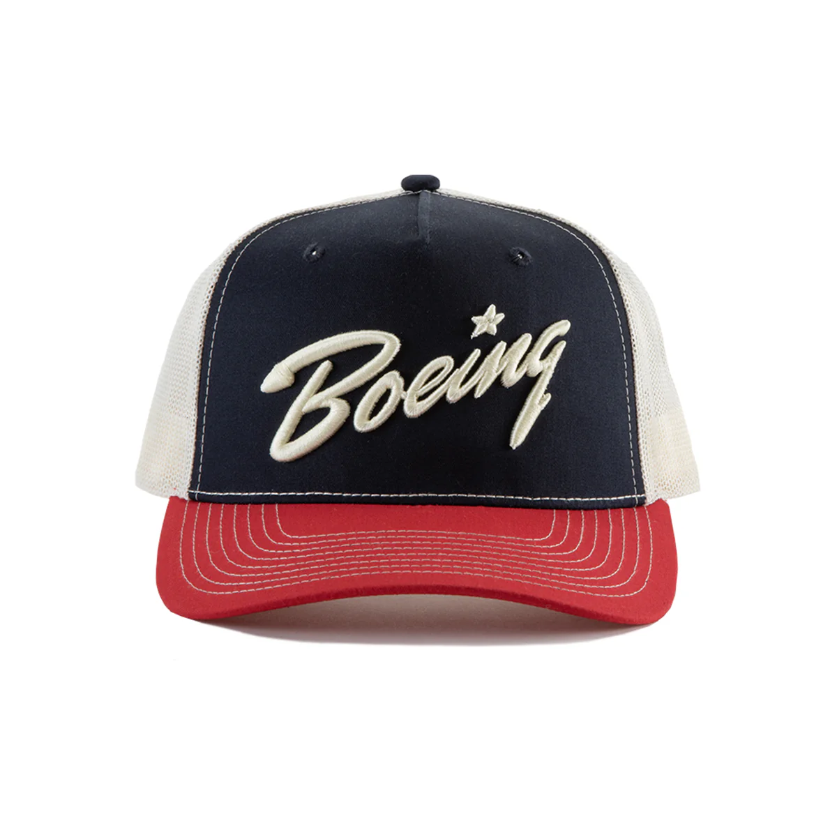 Richardson Boeing Script Logo Trucker Hat