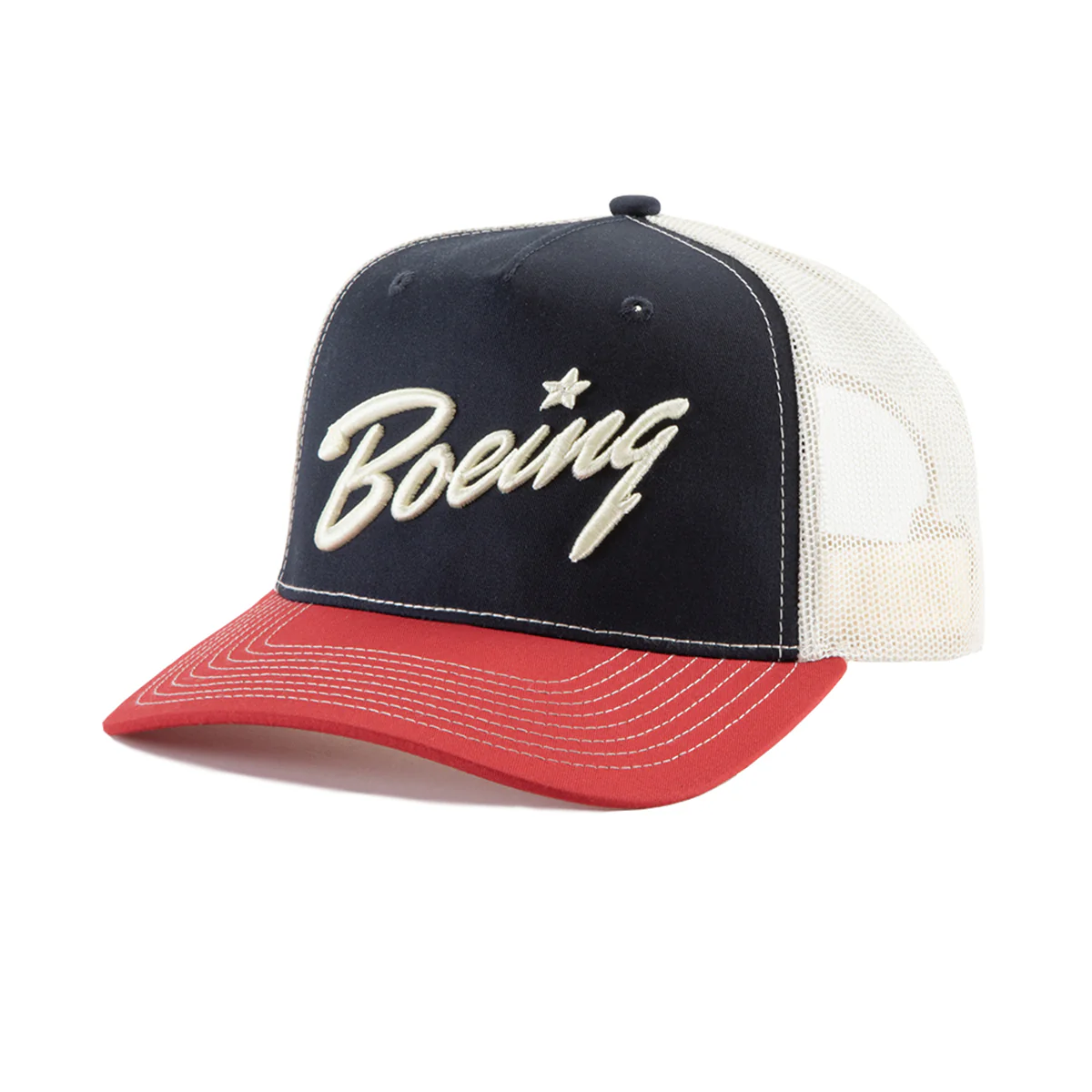 Richardson Boeing Script Logo Trucker Hat - Image 2
