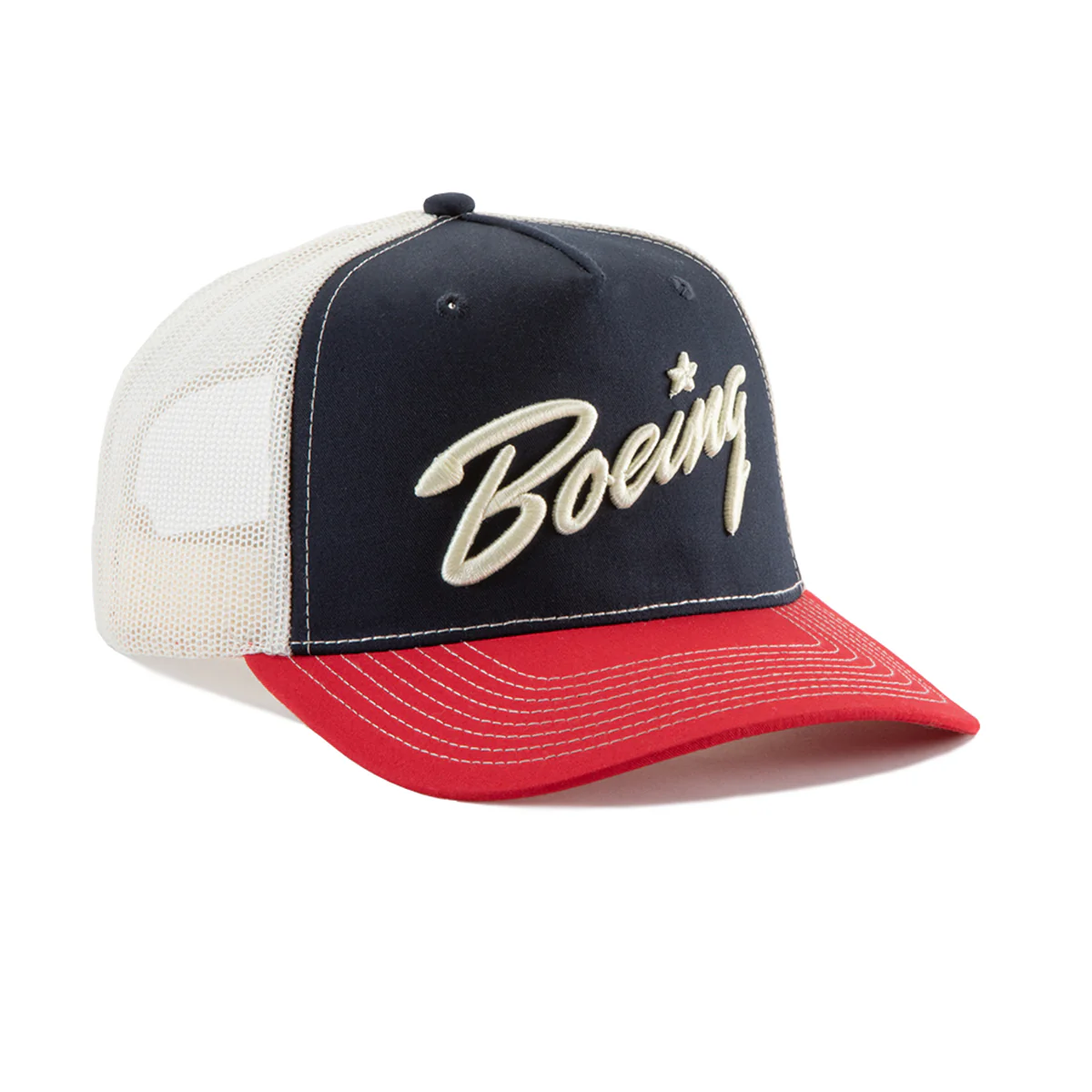Richardson Boeing Script Logo Trucker Hat - Image 3