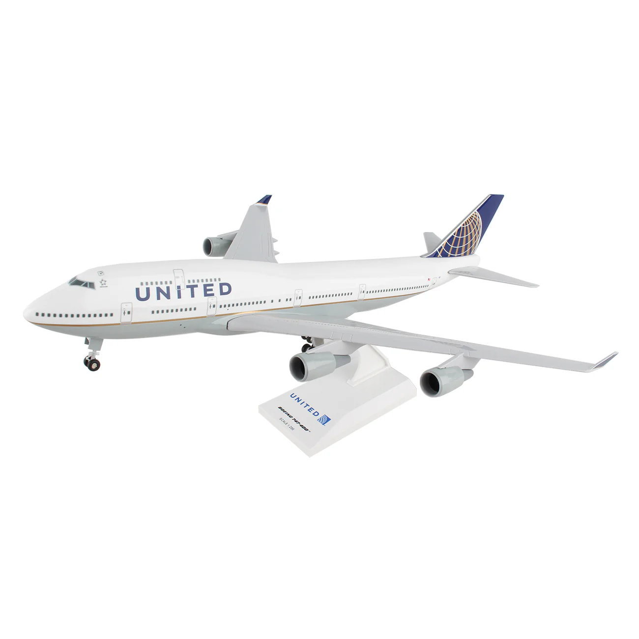 United Airlines Boeing 747-400 1:200 Model